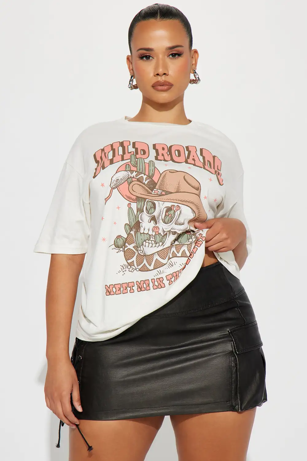 Wild Roads Graphic Tee - Ivory