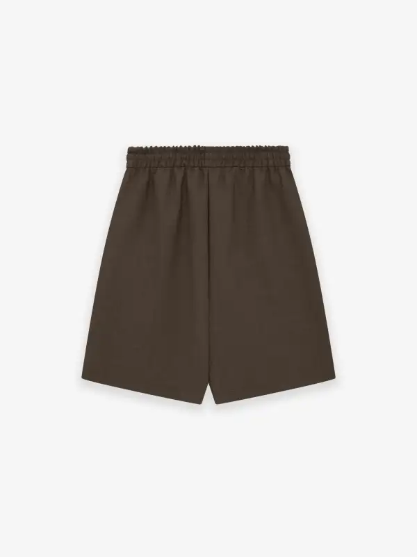 Wool Canvas Relaxed Short