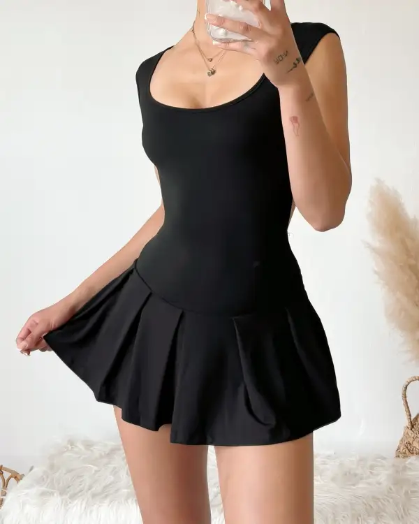 RESTOCKED! LENORA OPEN BACK DRESS