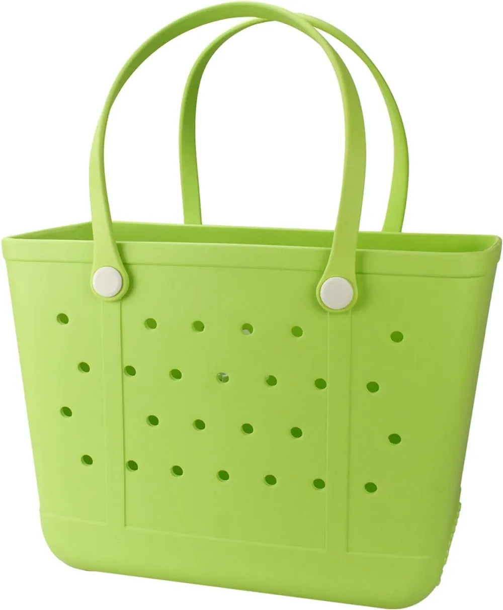 Lightweight Rubber Beach Bag X-Large Waterproof Washable Tote Bag