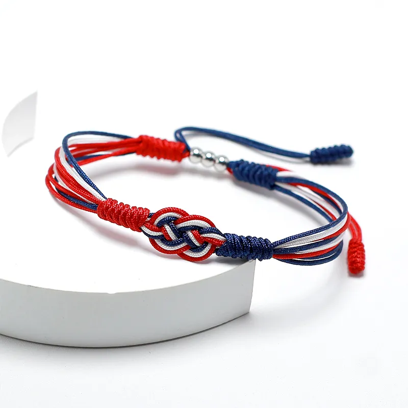 American Flag Colors Inspired Bracelet