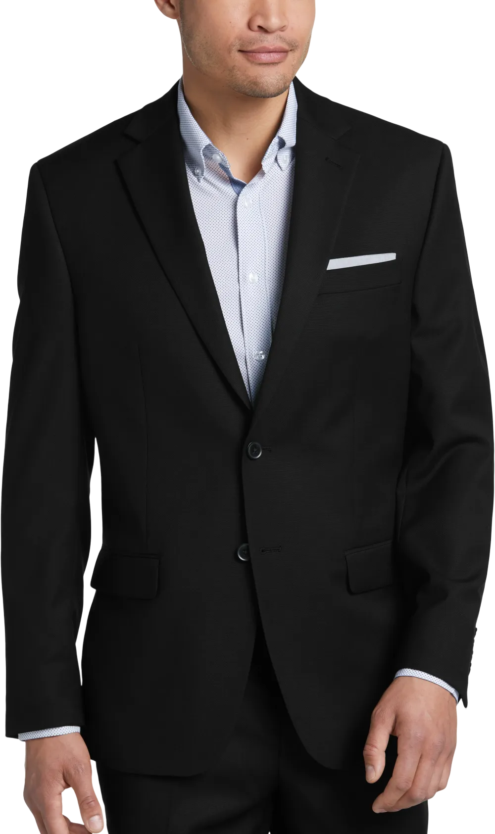 Michael Strahan Classic Fit Wool Blend Suit Jacket