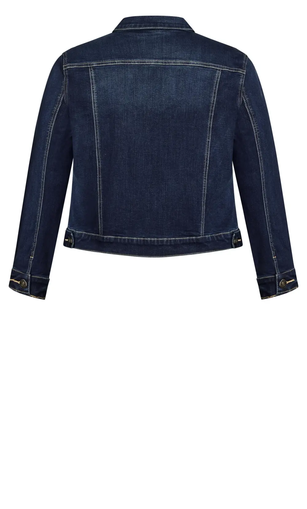 Evans Blue Dark Wash Denim Jacket