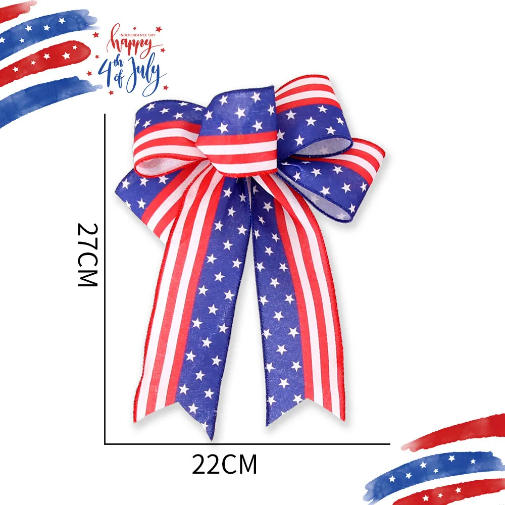 Independence Day Flag Bow