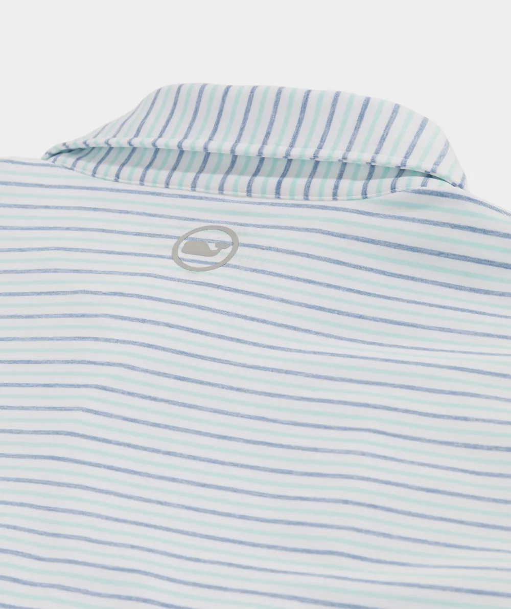 Tri-Color Bradley Stripe Sankaty Polo