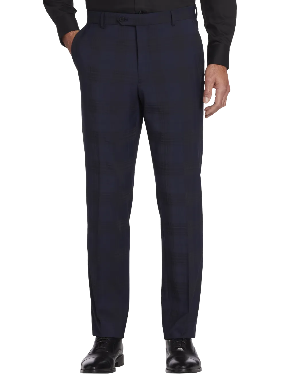 Awearness Kenneth Cole Modern Fit Plaid Suit Pants