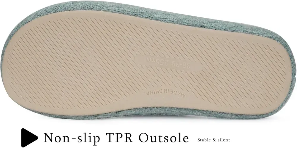 Slippers for Women Memory Foam Open Toe House Slippers Cute Comfy Bedroom Slides Slip on Slippers for Summer Indoor