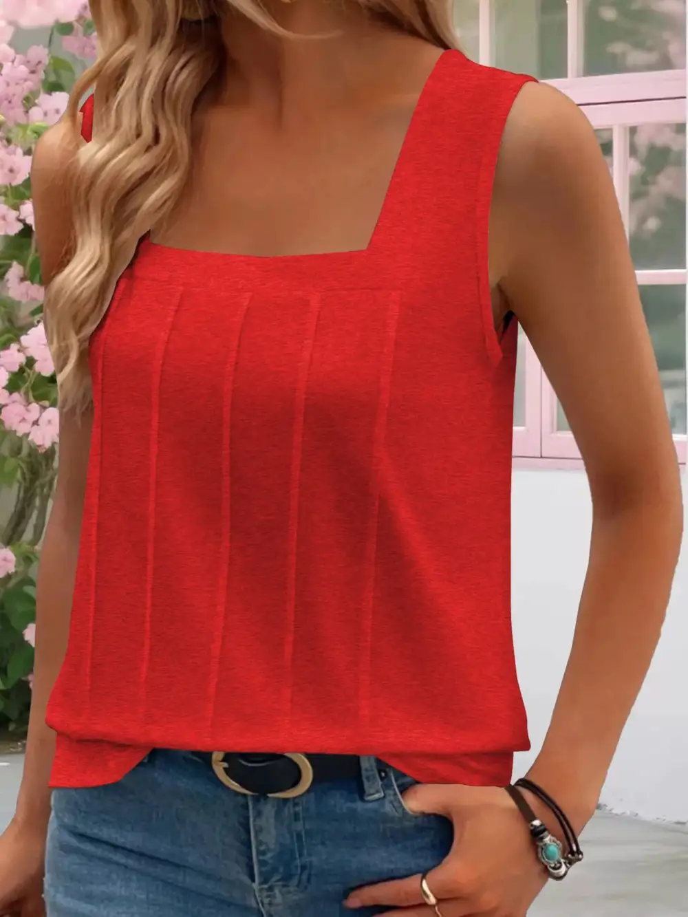 Square Neck Tank Top