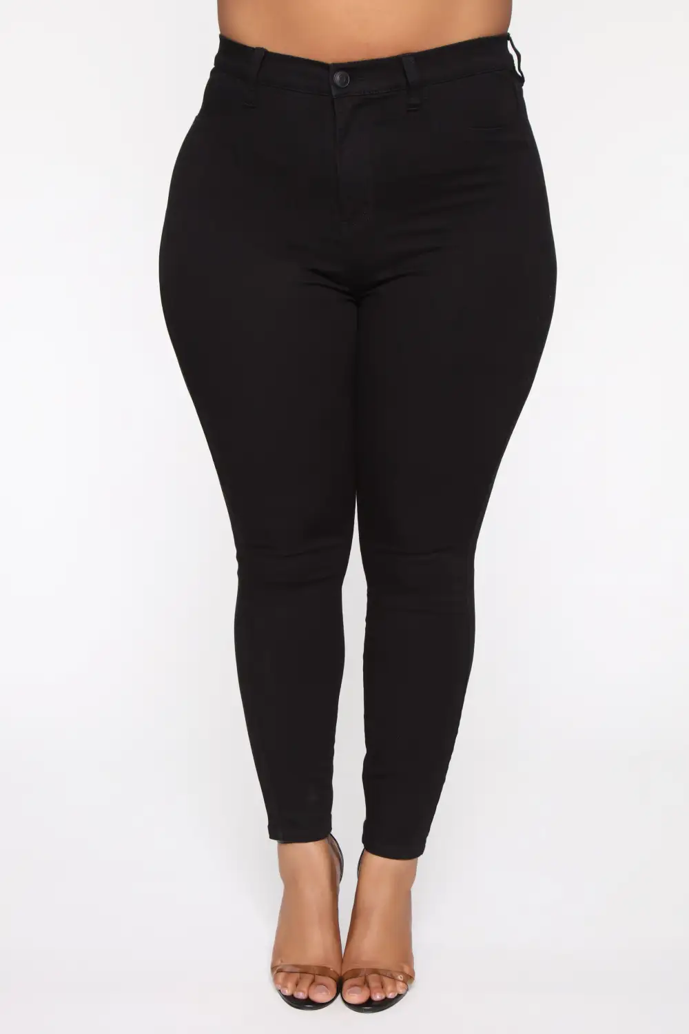 Emma Super Stretch High Rise Skinny Jean - Black