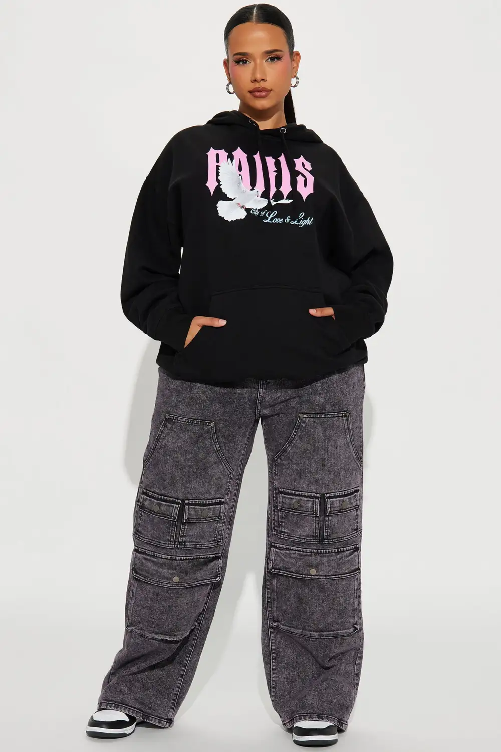 Love From Paris Hoodie - Black