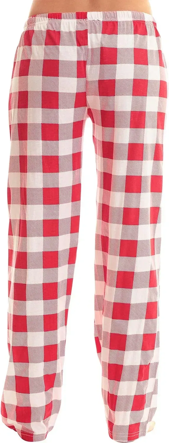 Women Pajama Pants Sleepwear Buffalo Plaid Pajamas