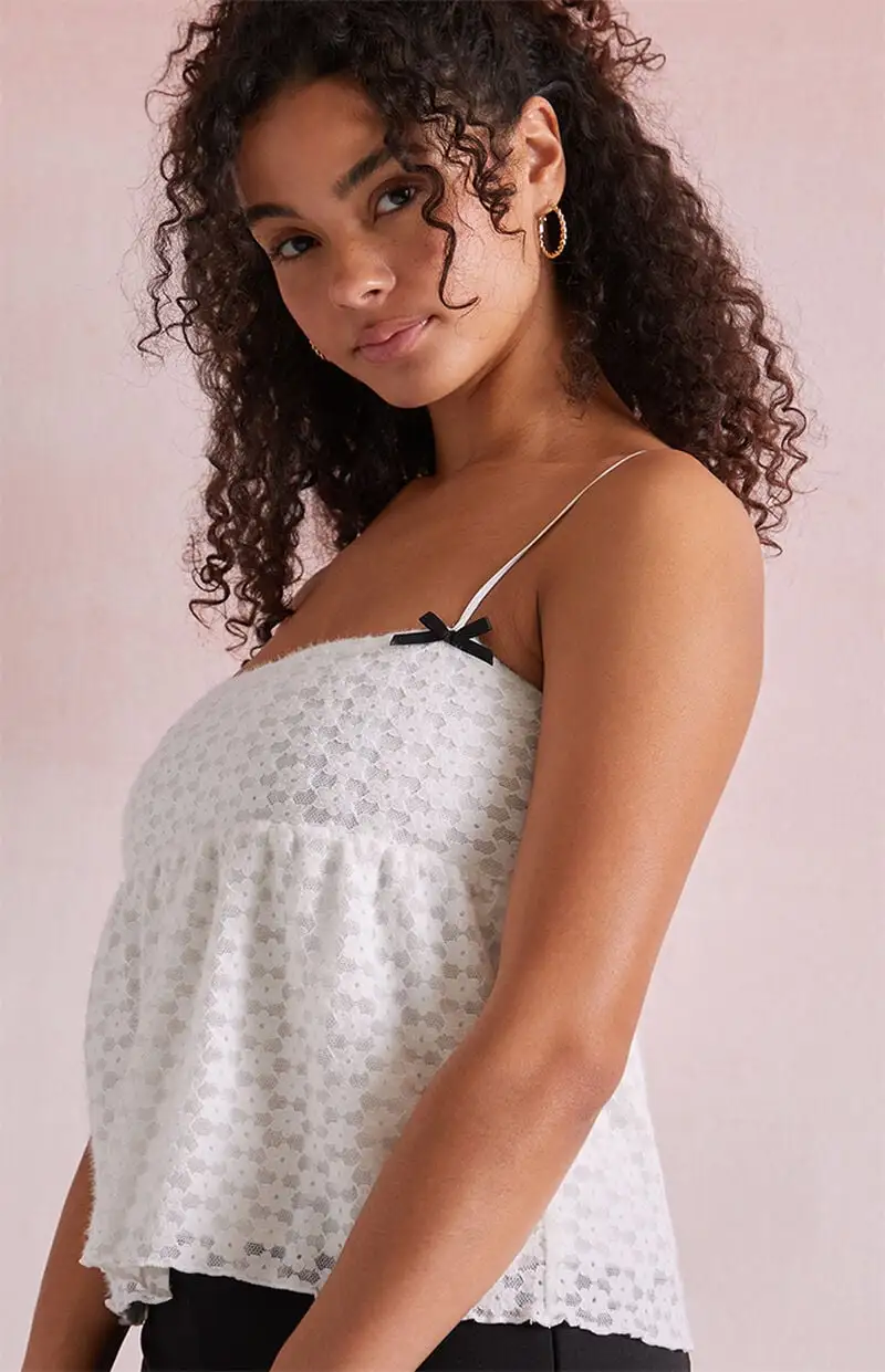 Beverly and Beck Carrie Floral Peplum Tank Top