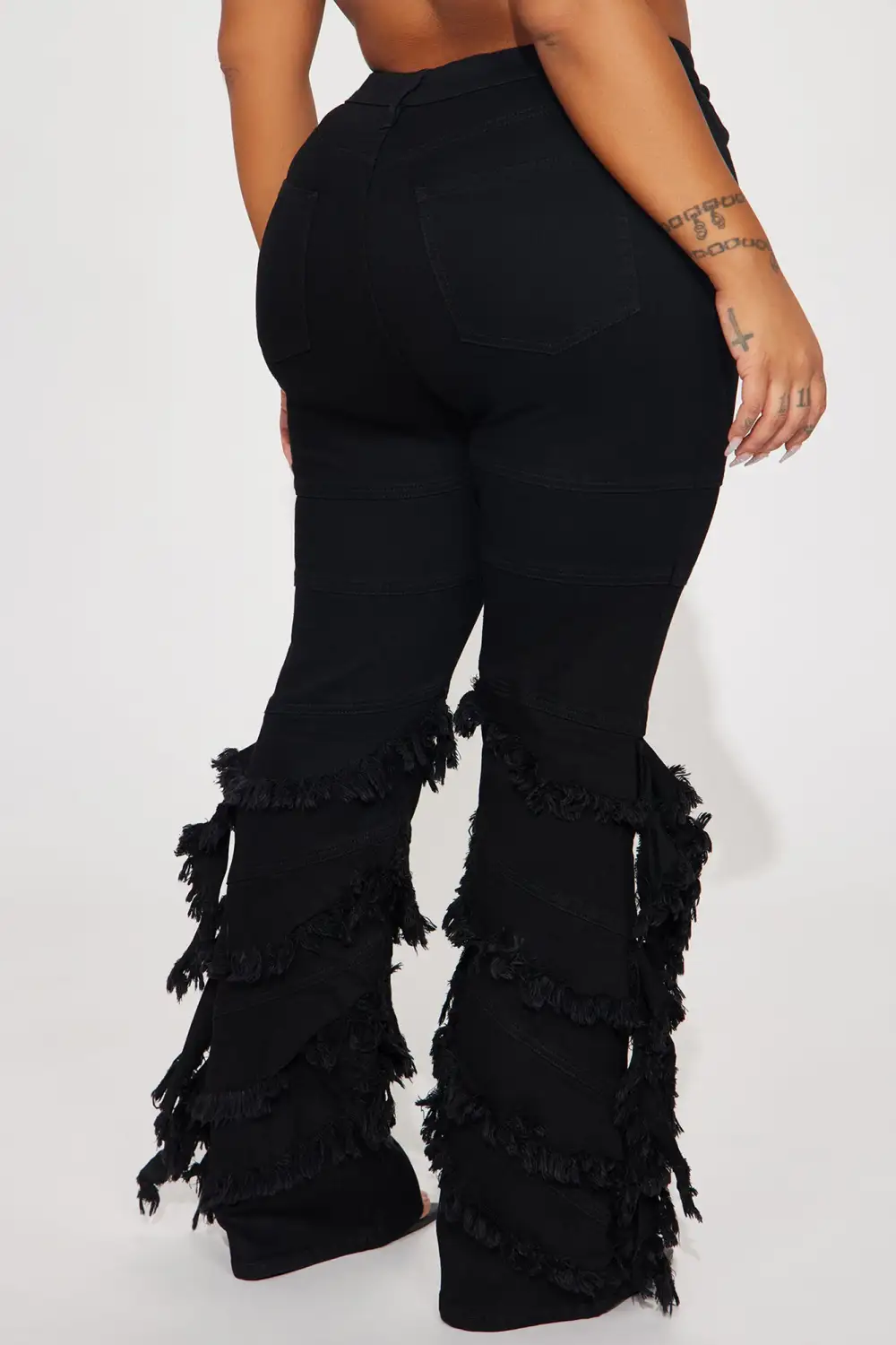 Making A Connection Stretch Bootcut Jeans - Black