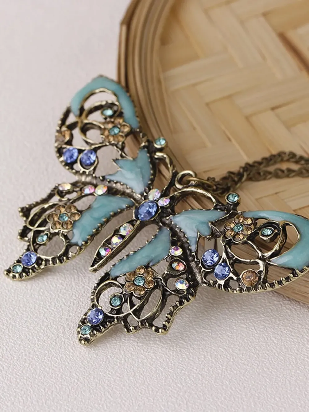 Vintage Butterfly Necklaces