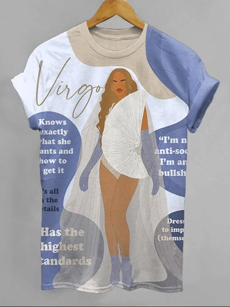 Virgo Girly Season Unisex Short Sleeve Tshirt