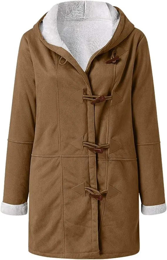 🔥Clearance Sale🔥 - Women's Winter Fleece Hoodie Jacket Suede Fall Sherpa Jacket