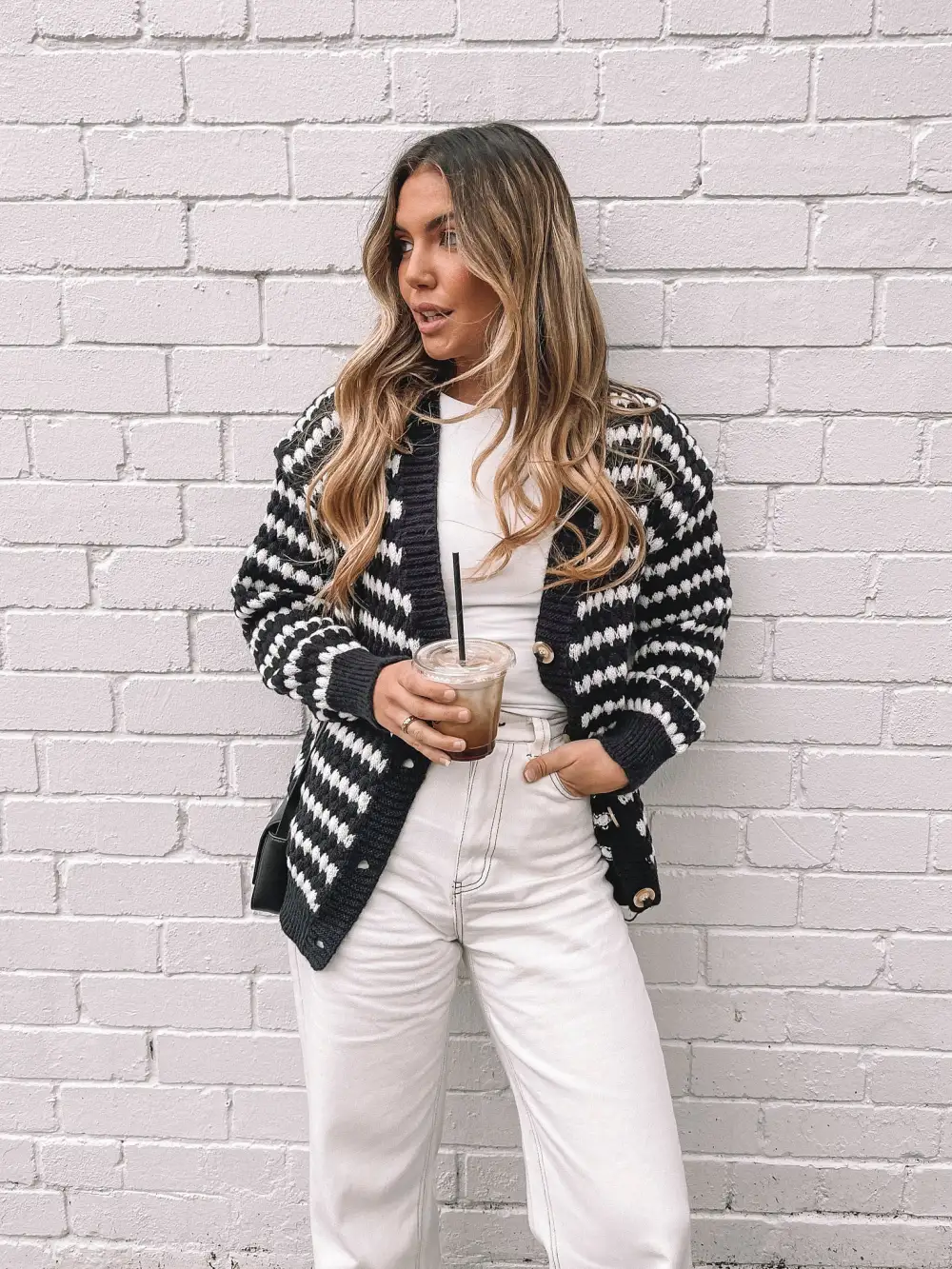 Evander Cardigan - Black Multi