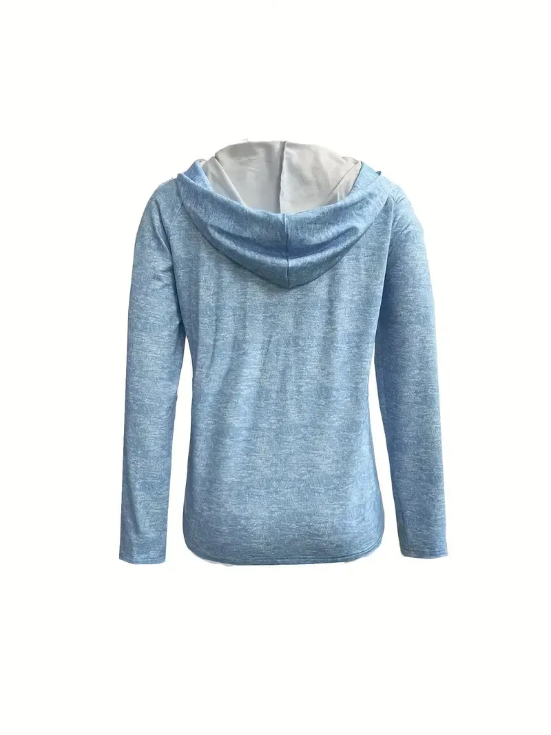 Women's All-Season Zip-Up Hoodie – Casual Comfort, Durable Knit, Easy