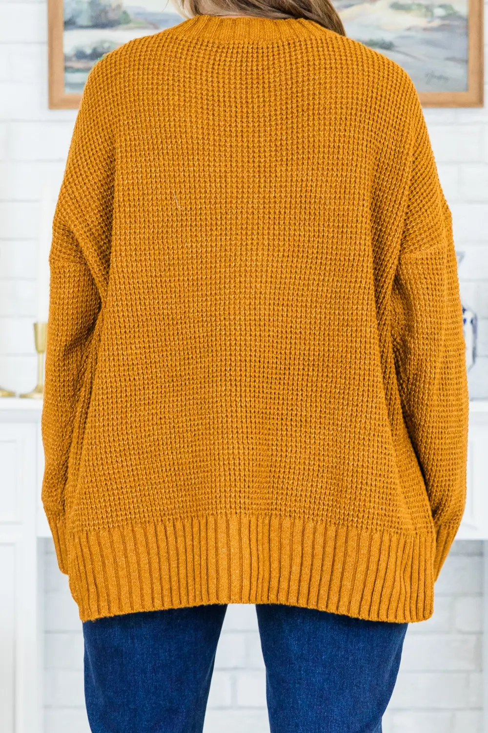 At The Summit Sweater, Camel