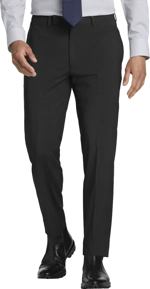 Calvin Klein Slim Fit Wool Blend Suit Pants