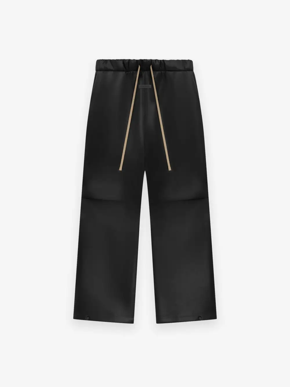 Neoprene Knee Pleat Wide Leg Pant