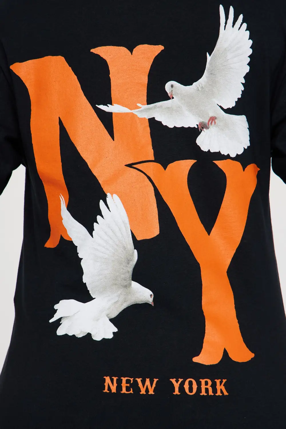 Flyest In The East Short Sleeve Tee - Black/Orange