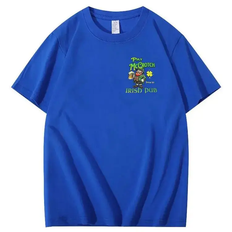 St.Patrick's Day Print Pattern Crew Neck T-Shirt