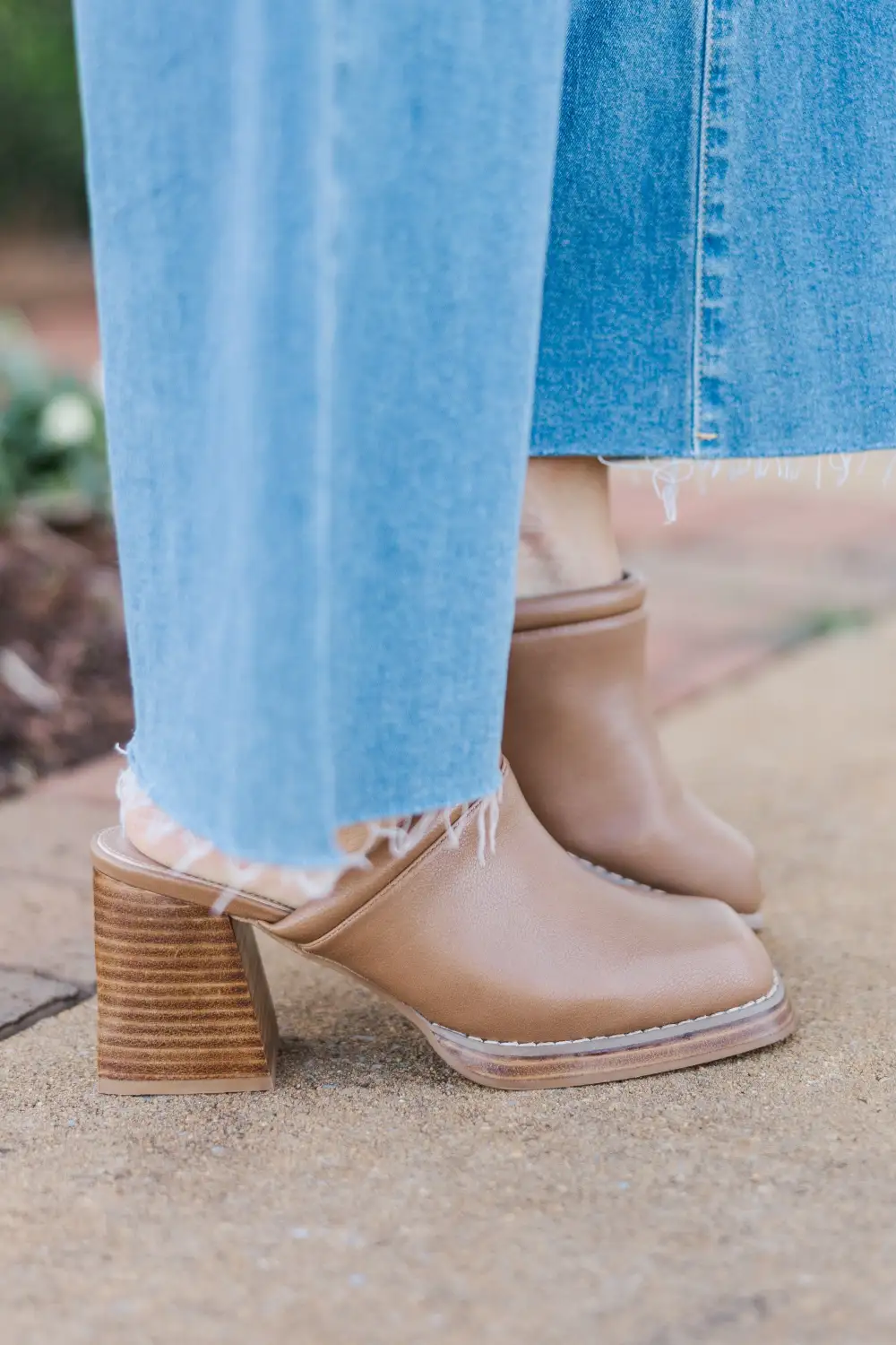Fond Memories Dark Taupe Heeled Clogs
