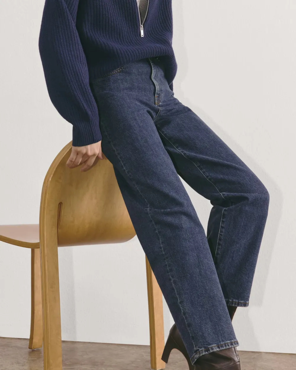 Blue High Waist Jean
