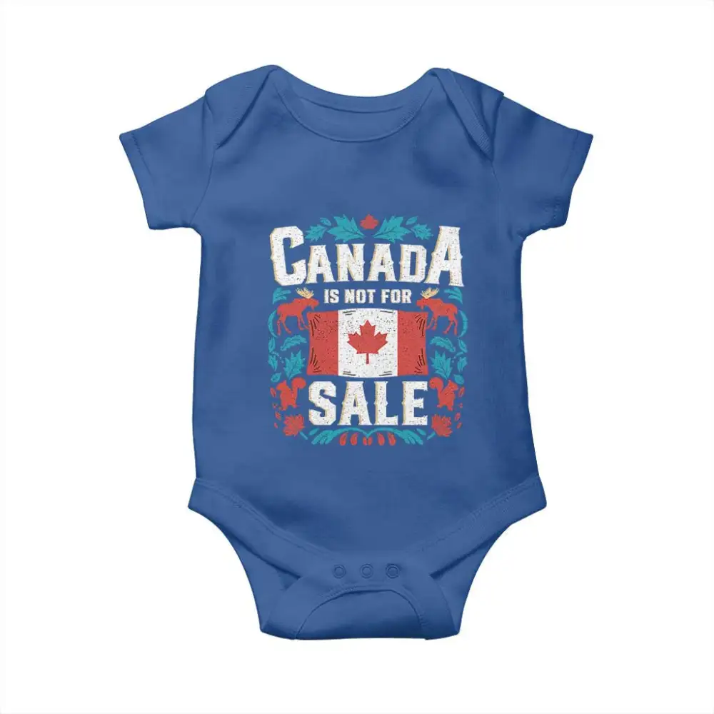 Canada Is Not For Sale Baby Onesie TS02