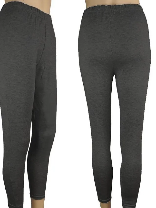 Women's Solid Leggings Lake blue Sapphire Wine Red Mid Waist Fashion Tights Casual Weekend High Elasticity Full Length Tummy Control Plain S M L XL 2XL / Skinny