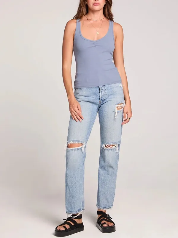 Slim Stretch Sleeveless Tank Top
