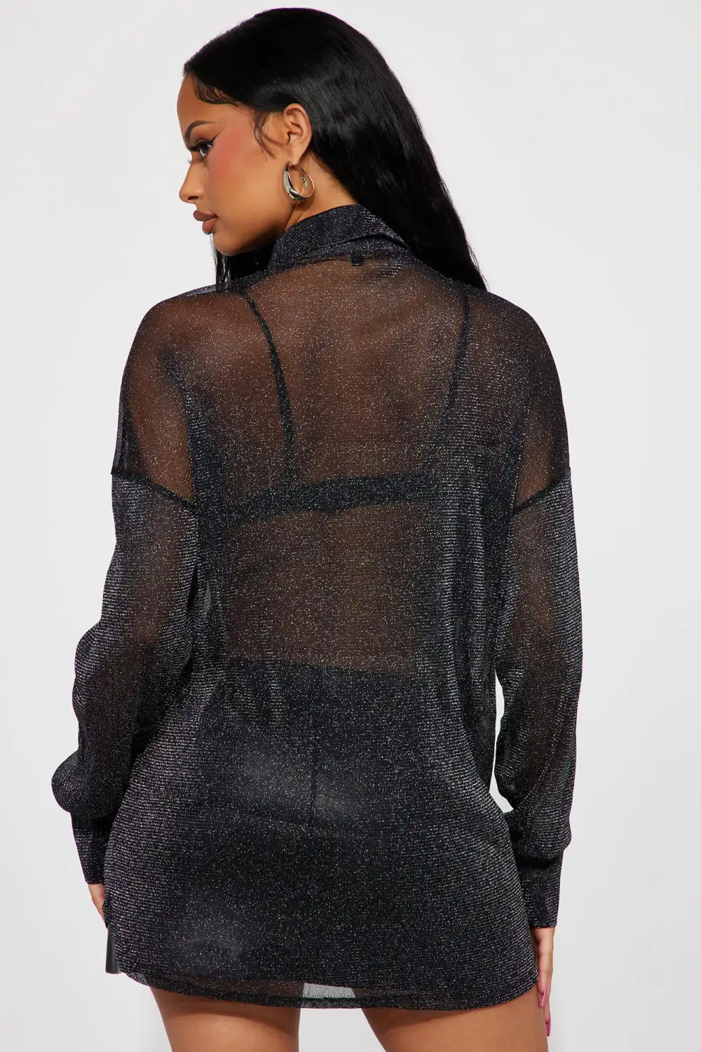 Azalea Mesh Top - Black