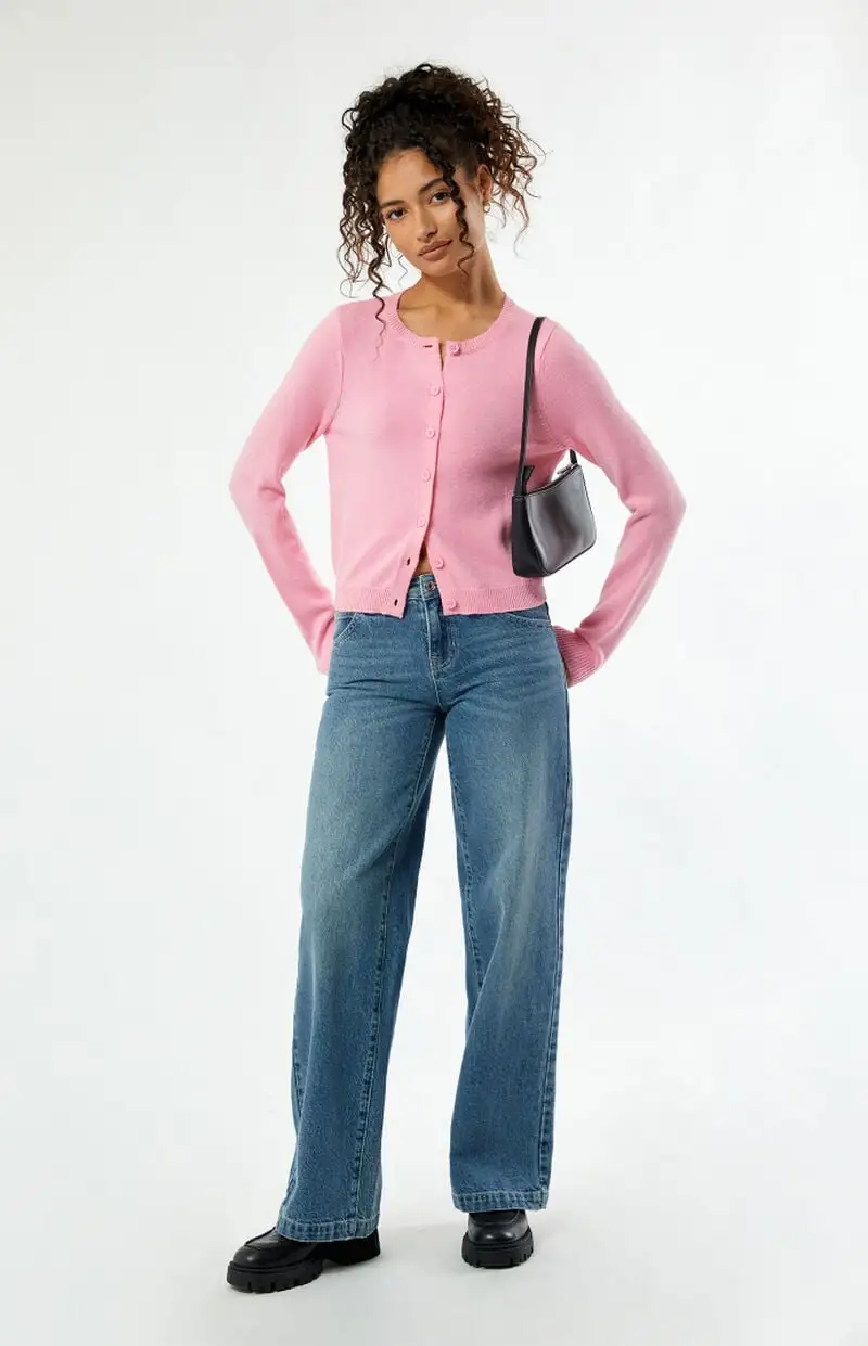 LA Hearts Marley Button Down Cardigan