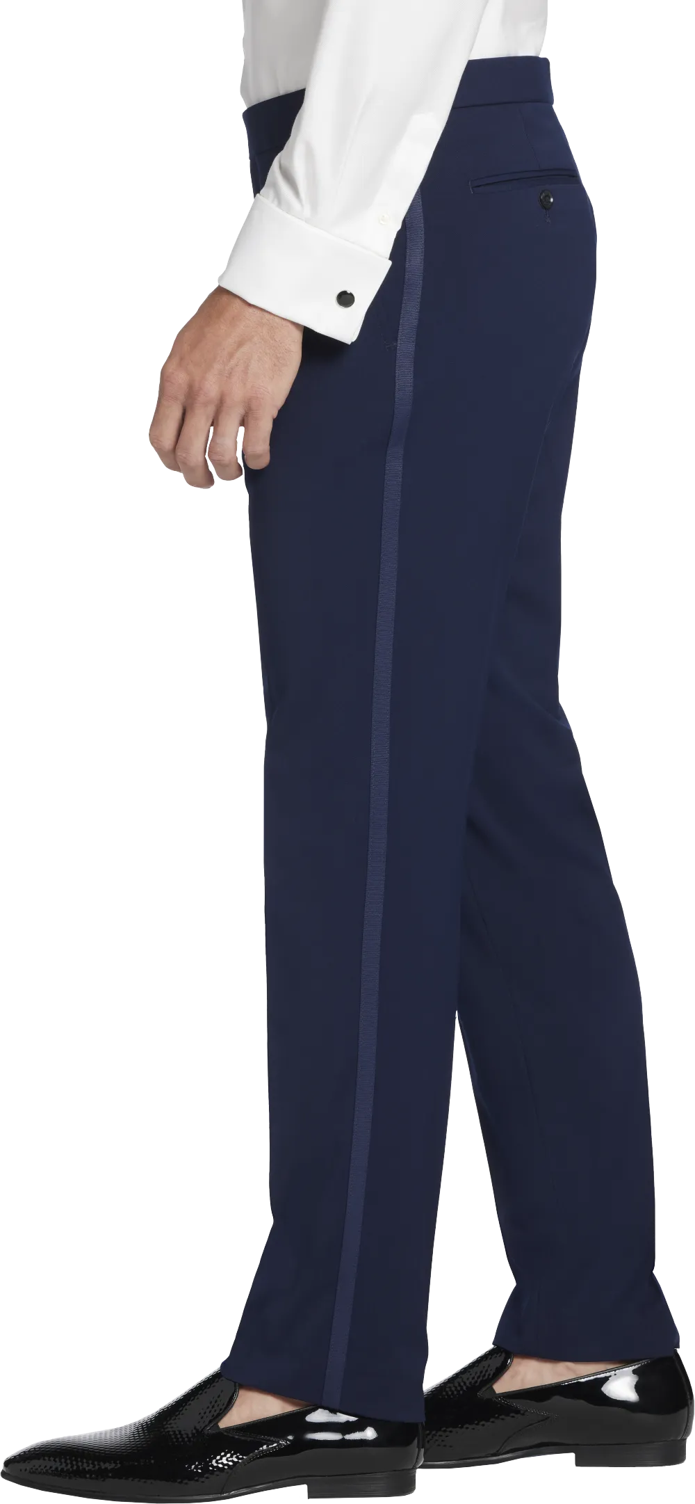 Tommy Hilfiger Slim Fit Wool Blend Tuxedo Pants