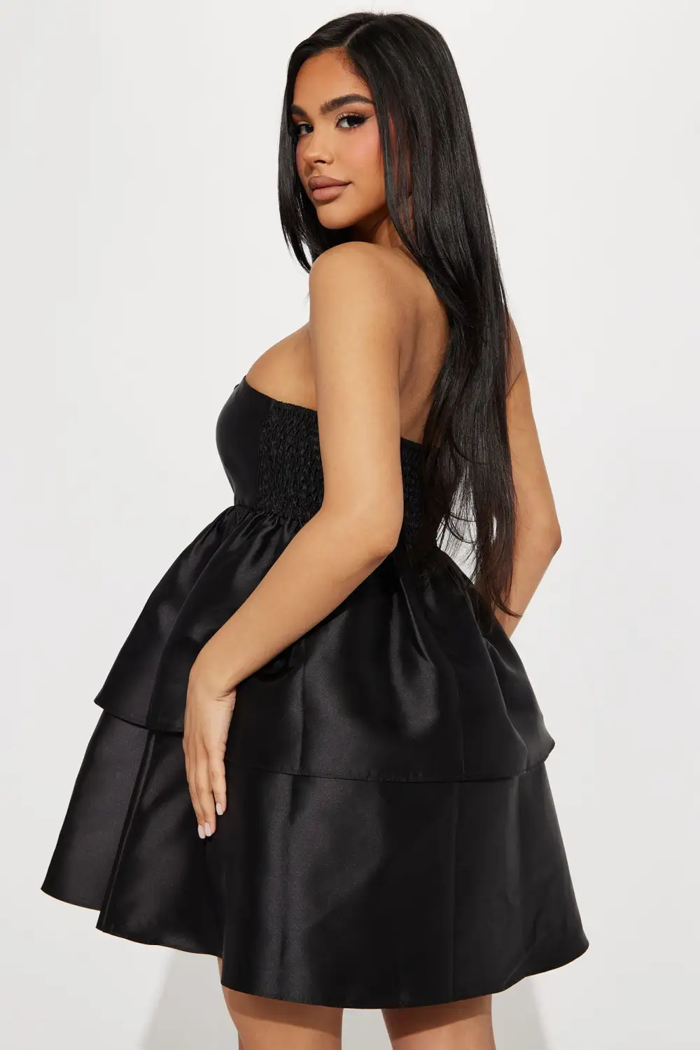 Lily Rose Mini Dress - Black