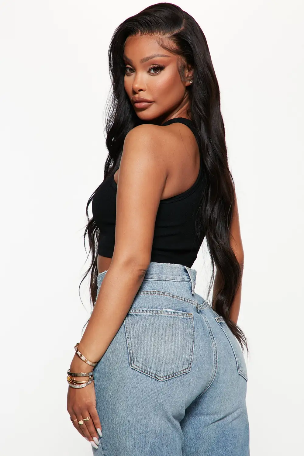 Model On Duty Top - Black