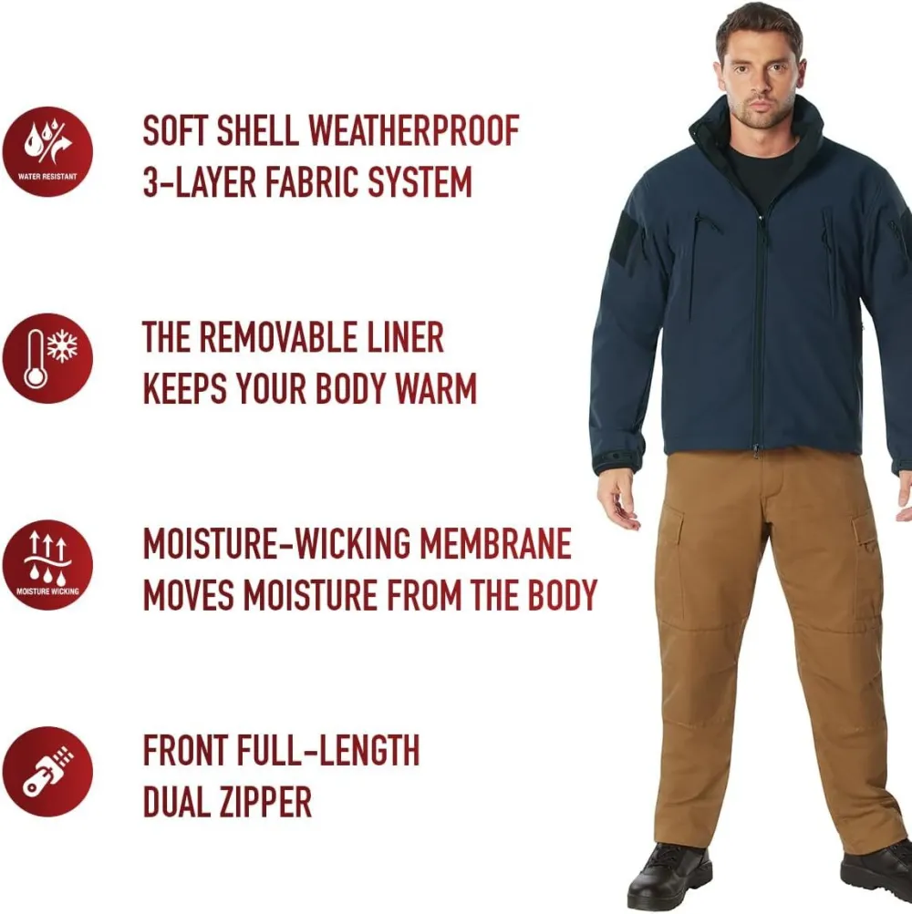 3-in-1 Spec Ops Soft Shell Jacket - Ultimate Weather Defense with Removable Fleece Liner