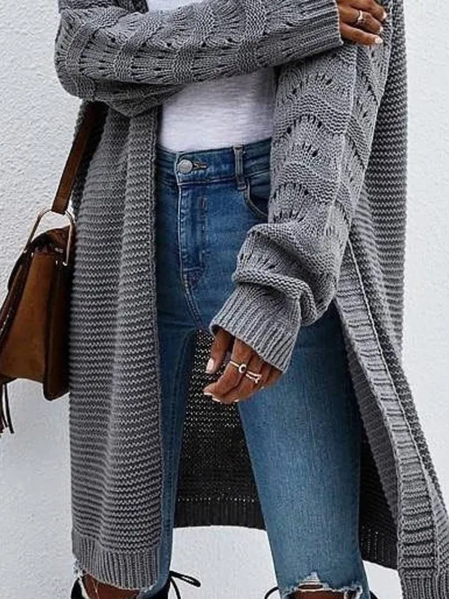 Casual Long Sleeve Sweater coat