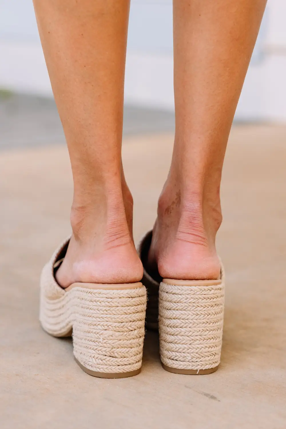 Tell Your Story Light Tan Brown Heels