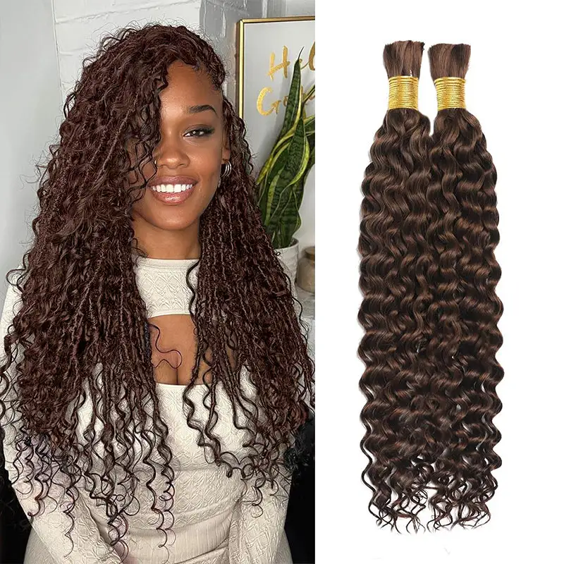 Flash Sale |Boho Braids Water Wave Hair Bulk For Braids 100% Human Hair Extensions 100g