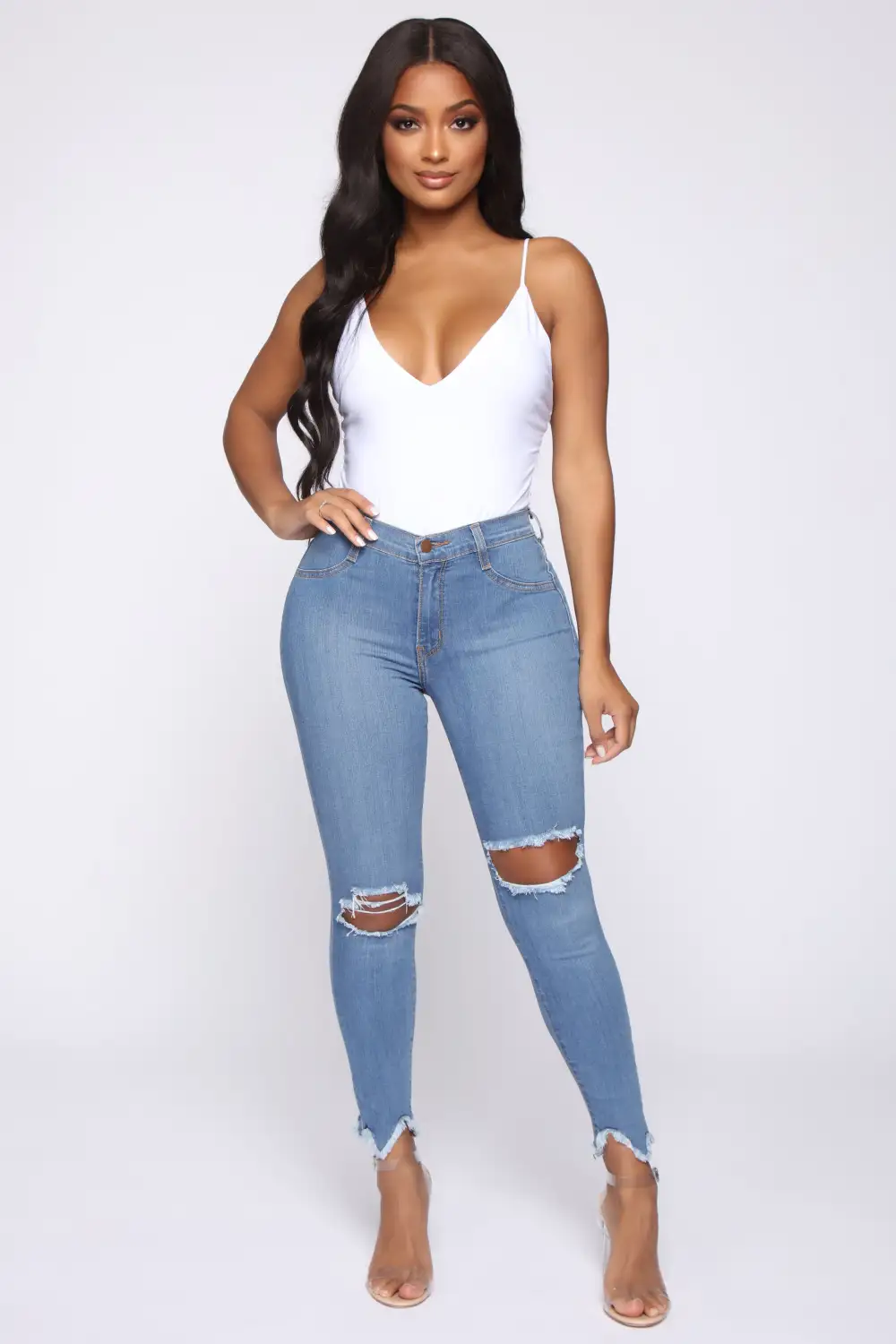 Well Played Jeans - Medium Blue Wash