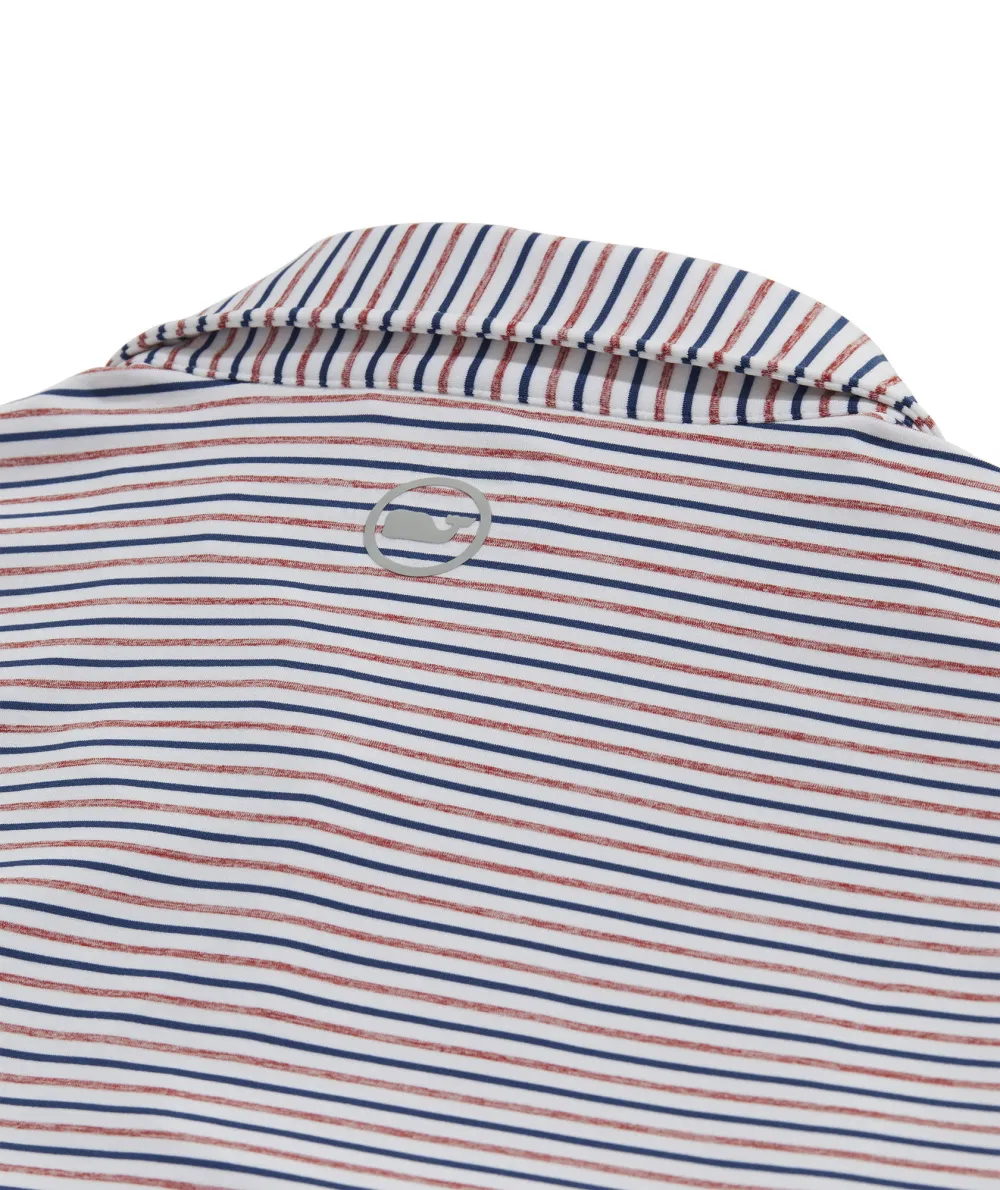 Tri-Color Bradley Stripe Sankaty Polo