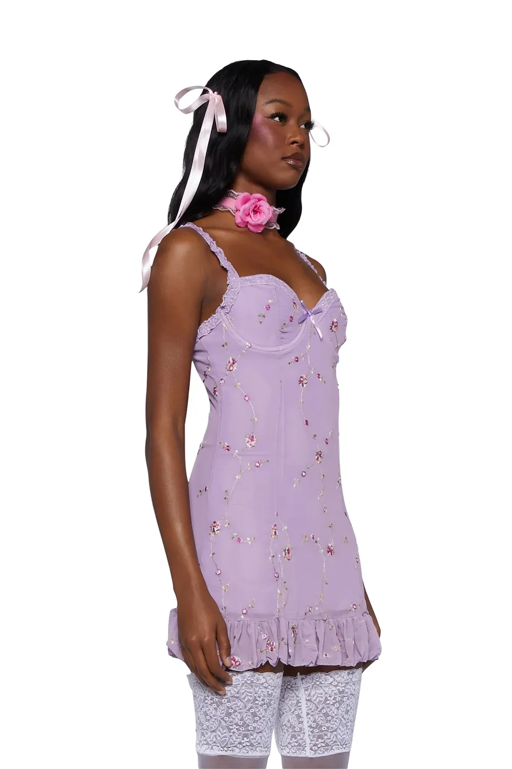 I'M BABY MINI SLIP DRESS