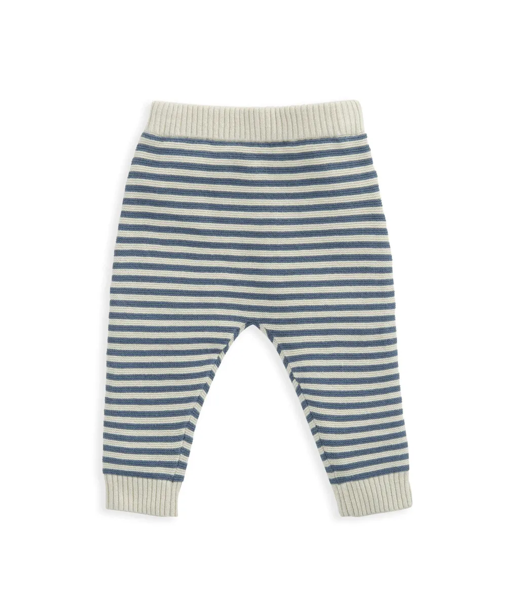Stripe Jumper & Leggings Set - Blue
