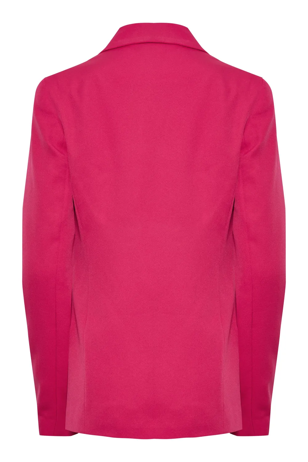 LTS Tall Dark Pink Scuba Crepe Blazer