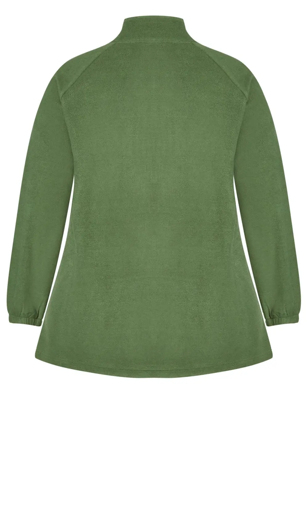 Evans Green Polar Fleece Zip Jacket