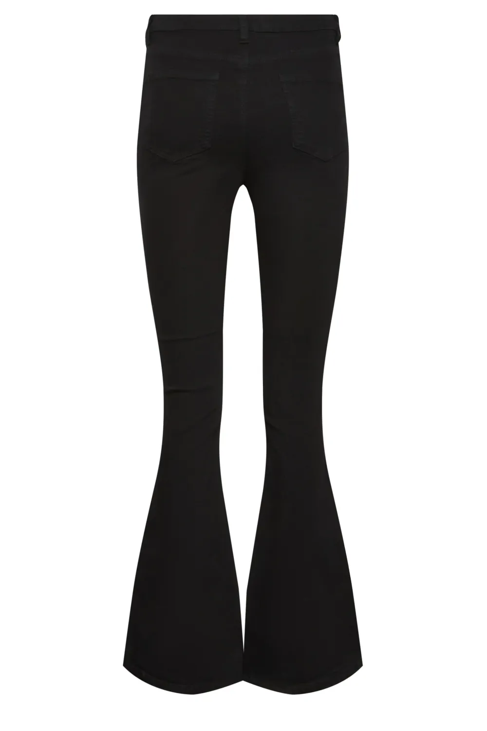 LTS Tall Black Denim Flared Jeans