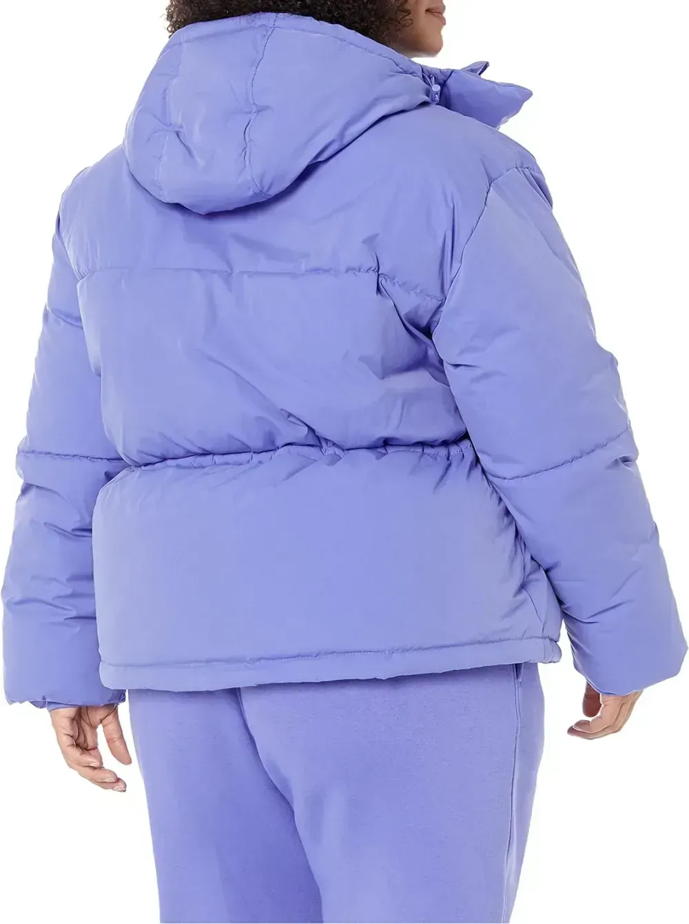 Women's Short Waisted Puffer Jacket (Available in Plus Size)