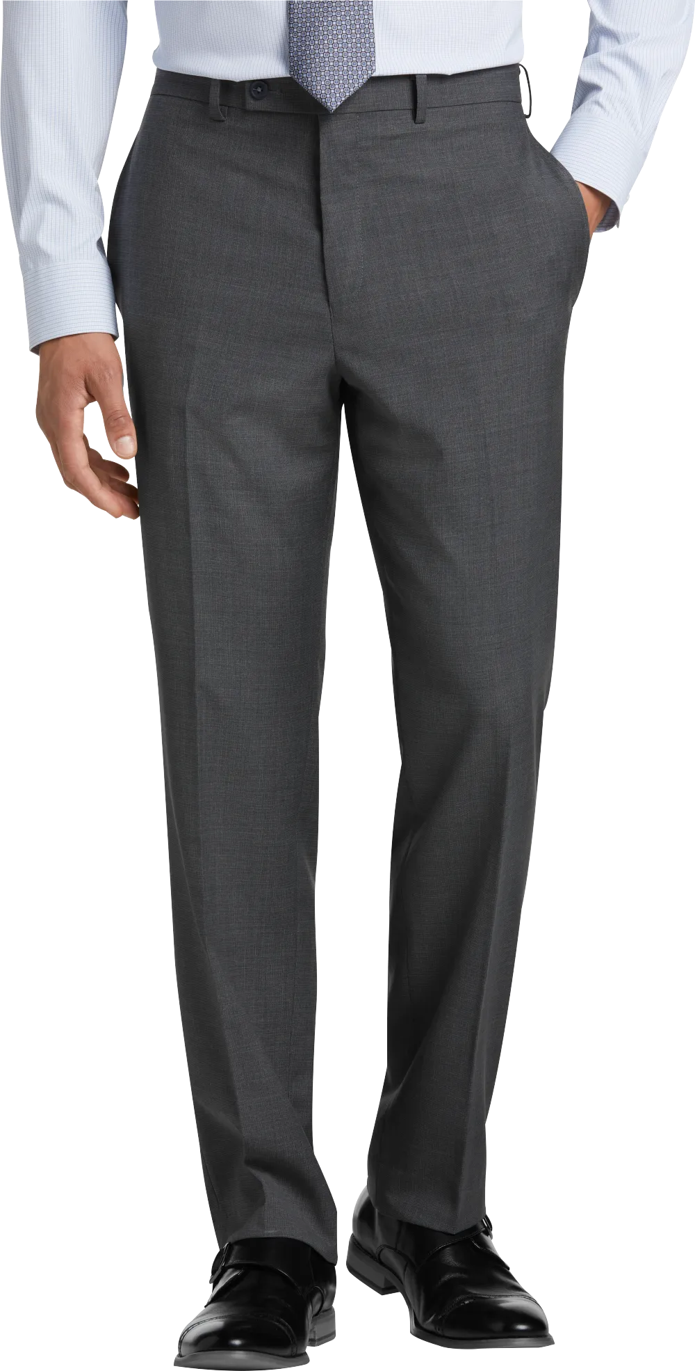 Michael Strahan Classic Fit Wool Blend Suit Pants